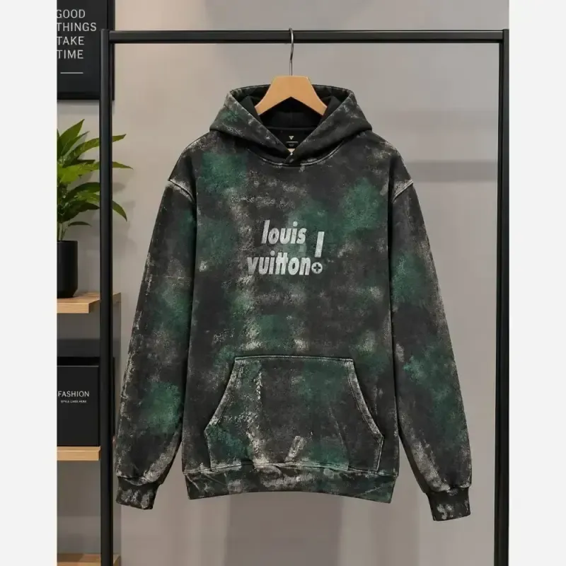 هودی لش کلاهدار آبرنگی پنبه تو کرکی مشکی مردانه و زنانه