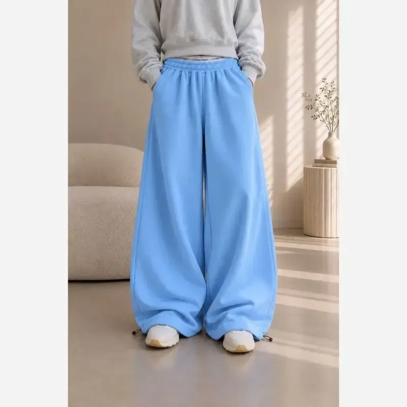 شلوار دورس سه نخ کلوین کلاین دو کاره بگ و جاگر رنگی فری سایز